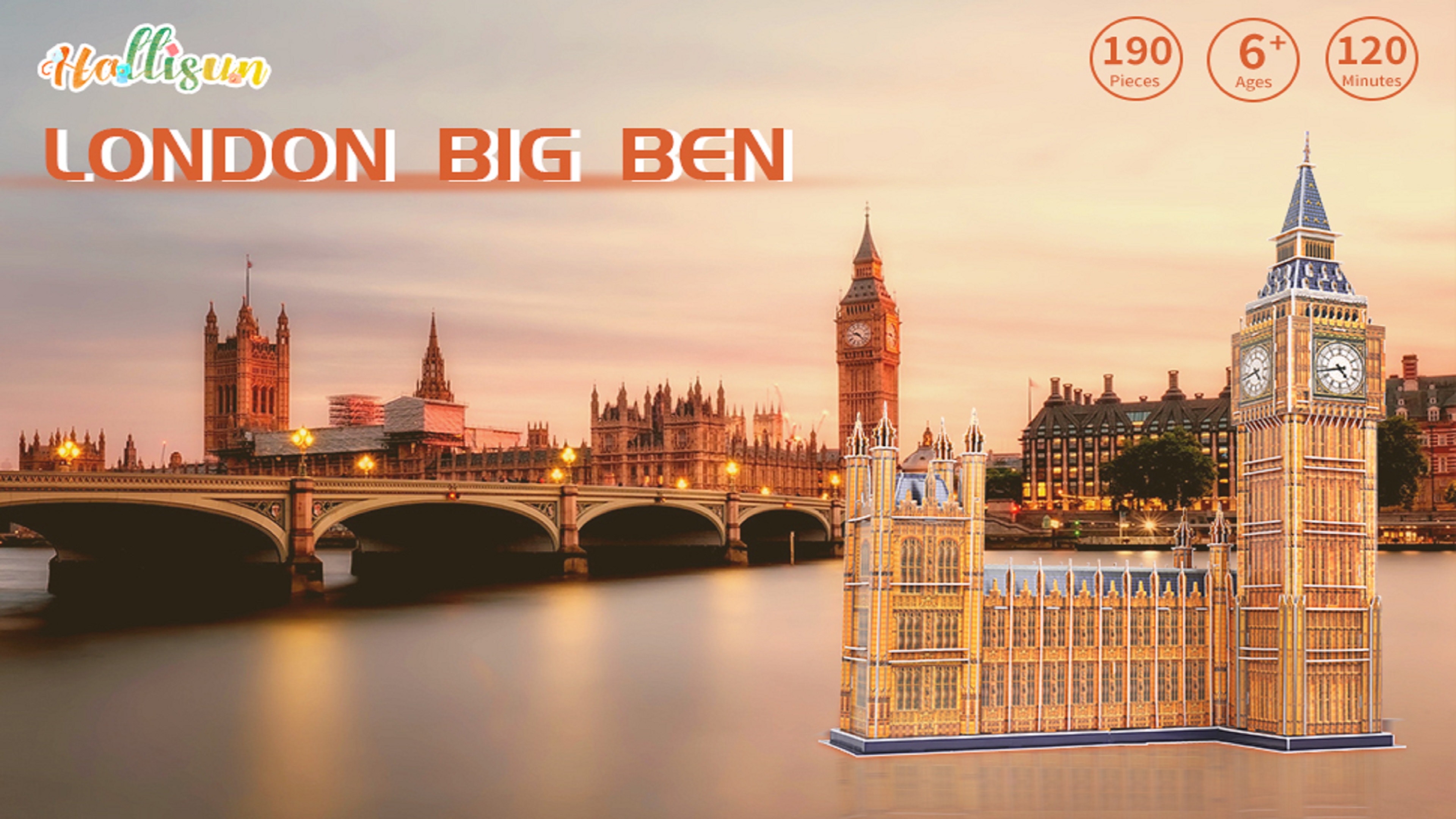 Amazon.com: 3D Puzzles for Adults & Kids, London Big Ben